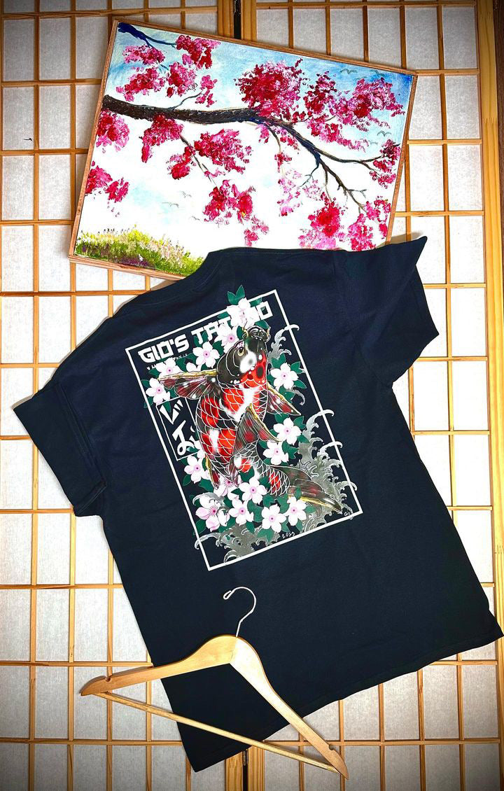 GIO TATTOO Koi Fish T-Shirt